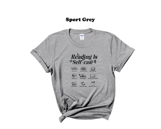 Reading is Self Care tee