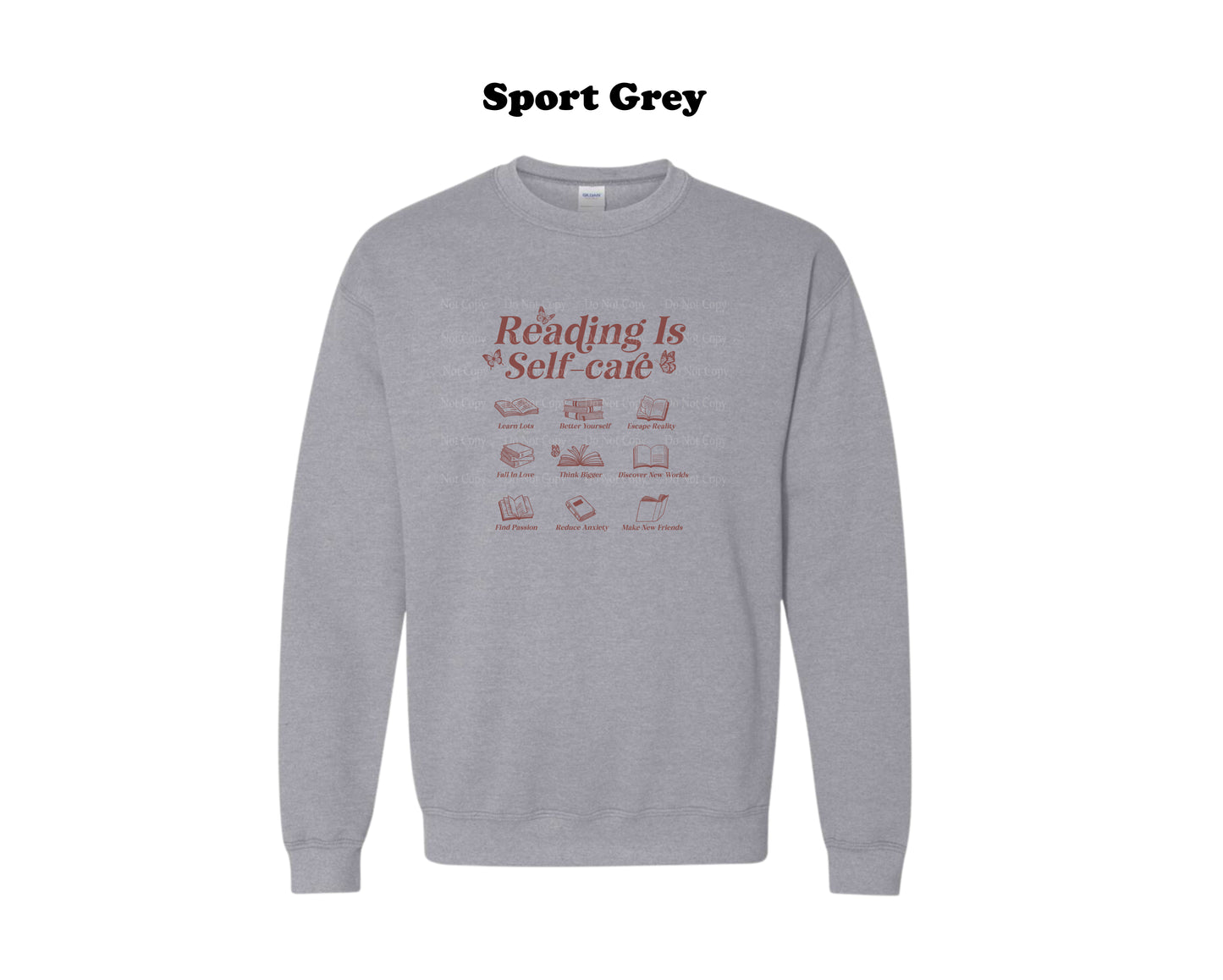 Reading is Self Care - Crewneck