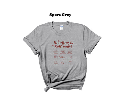 Reading is Self Care tee