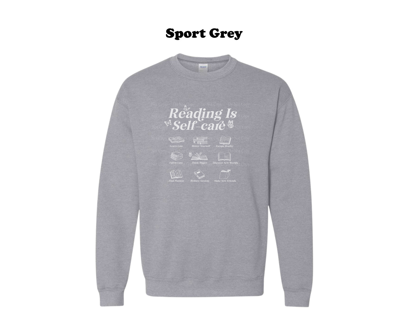 Reading is Self Care - Crewneck