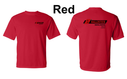Custom Business logo Performance 100% polyester Moisture-Wicking tee