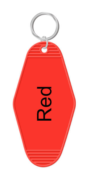 Merry Christmas with Christmas Lights Motel Key Chain