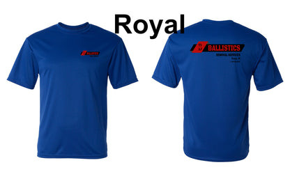 Custom Business logo Performance 100% polyester Moisture-Wicking tee