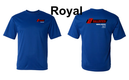 Custom Business logo Performance 100% polyester Moisture-Wicking tee