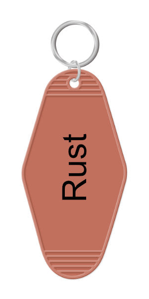 Motel Key Chain Rust