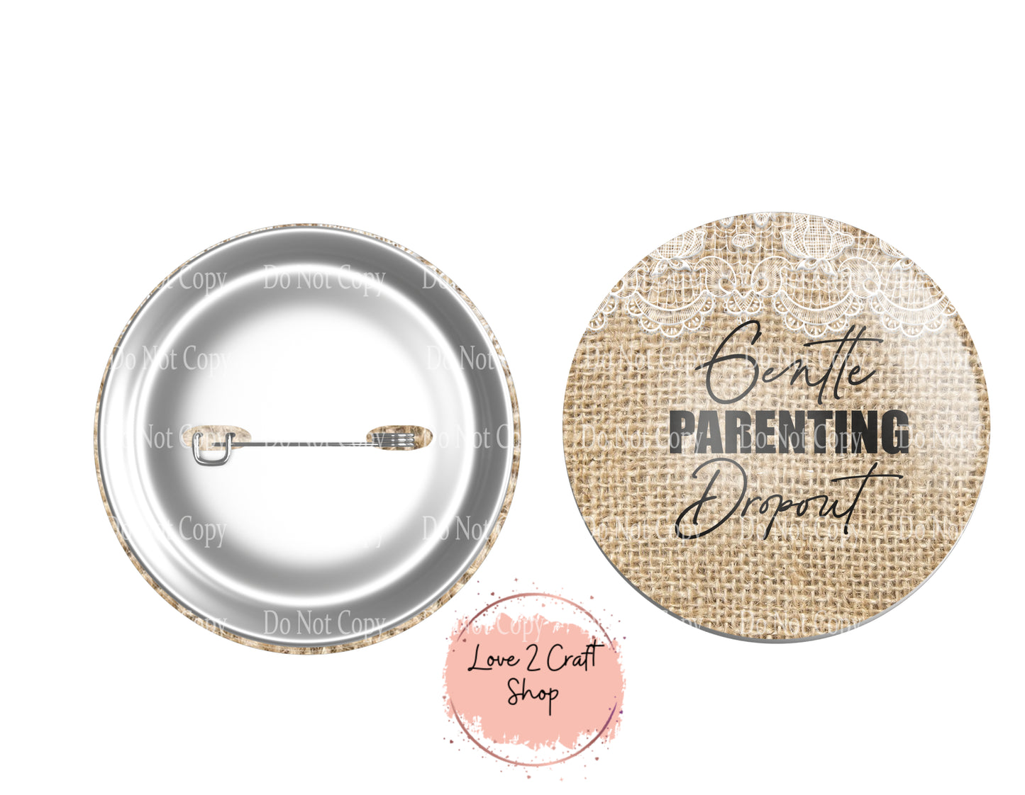 Gentle Parenting Dropout Button