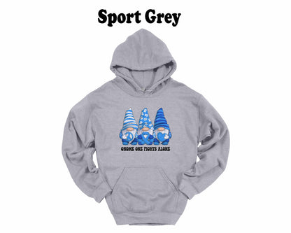 Colon Cancer Gnome one fights alone Hoodie
