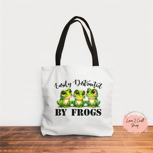 Easily distracted by Frogs Tote