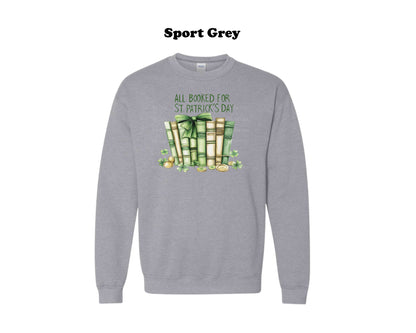 All Booked for St. Patrick's Day Crewneck