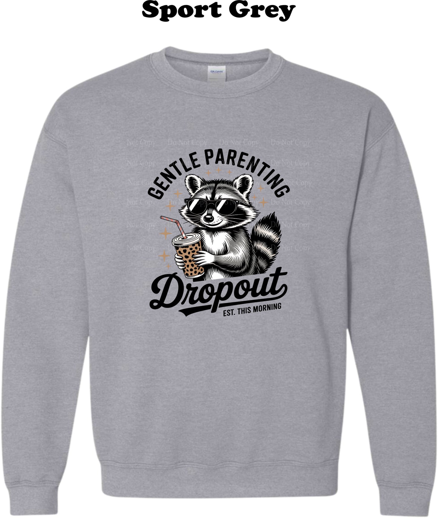 Raccoon Gentle Parenting Crewneck