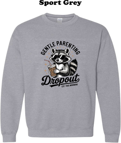 Raccoon Gentle Parenting Crewneck