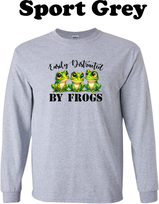 Easily distracted by Frogs Long Sleeve