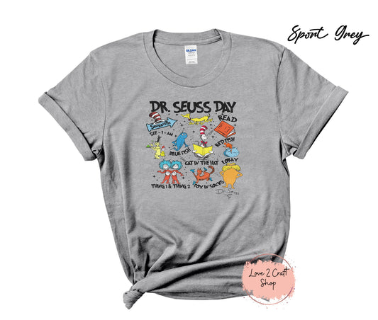 Dr Seuss Day - Cat in the Hat  T-Shirt