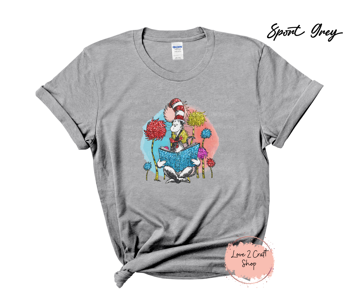 Dr Seuss reading - Cat in the Hat T-Shirt