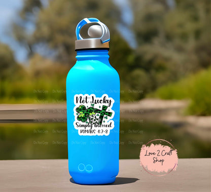 Not Lucky Simply Blessed St. Patrick's Day Stickers