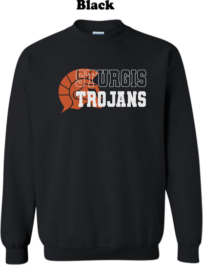 Sturgis Trojans Logo Varsity Lettering Crew Sweatshirt