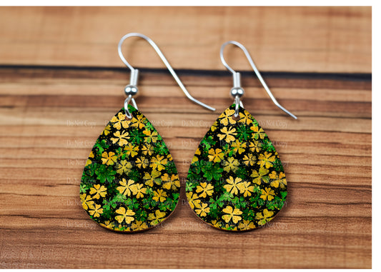 St Patricks Day group 3 -  4 styles teardrop earrings