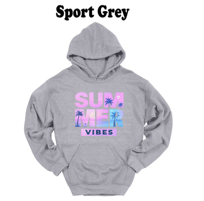 Summer Vibes with palm trees Hoodie