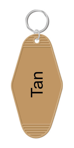 Motel Key Chain Tan