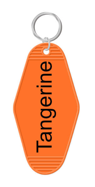 Motel Key Chain Tangerine