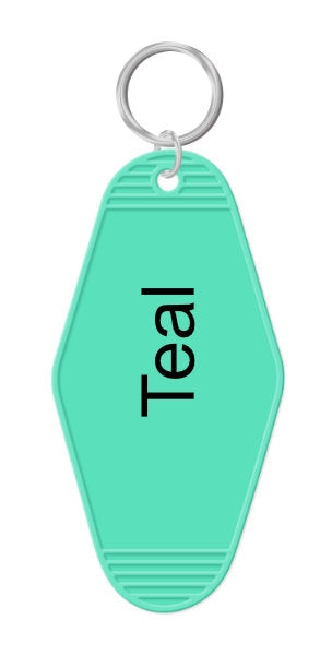 Motel Key Chain Teal