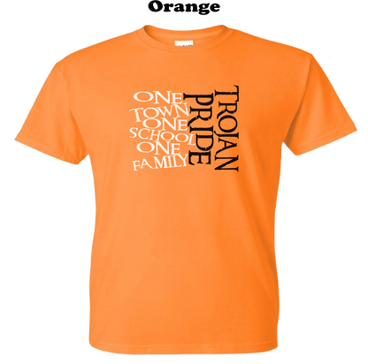 Trojan Pride - One Town, One School, One Family Tee