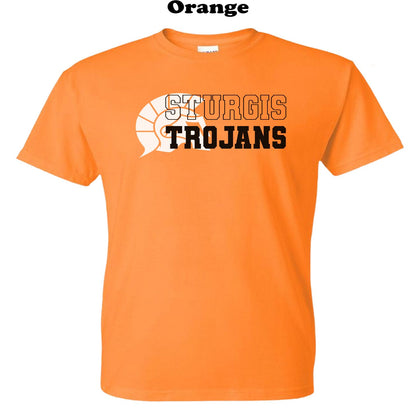 Sturgis Trojans Logo Varsity Lettering Tee