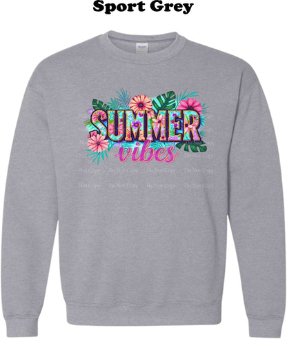 Tropical Summer Vibes Crewneck