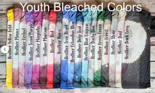 Custom Youth Bleached T-Shirt