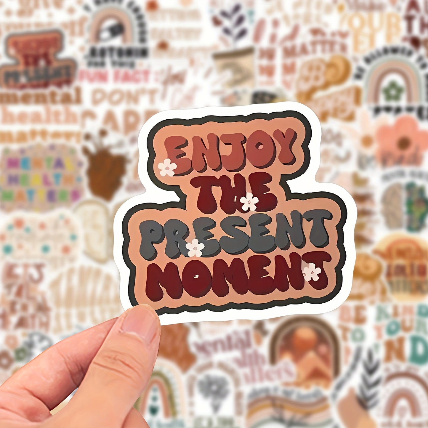 BOHO Mental Health Awareness assorted Stickers - Random Selection