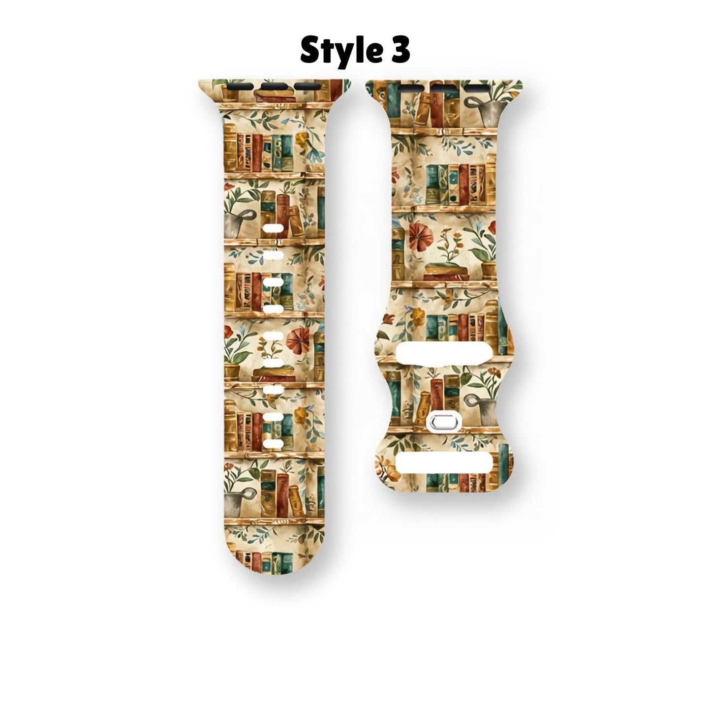 Book-Themed Silicone Watch band for Apple Watch Series 1-7/SE