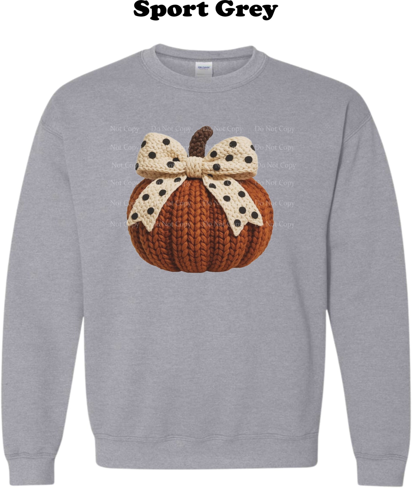 Crochet Pumpkin Crewneck
