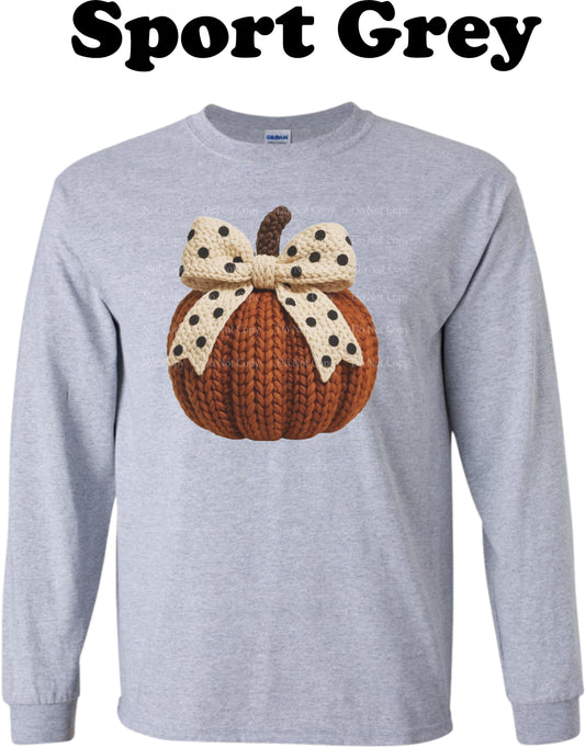 Crochet Pumpkin Long Sleeve