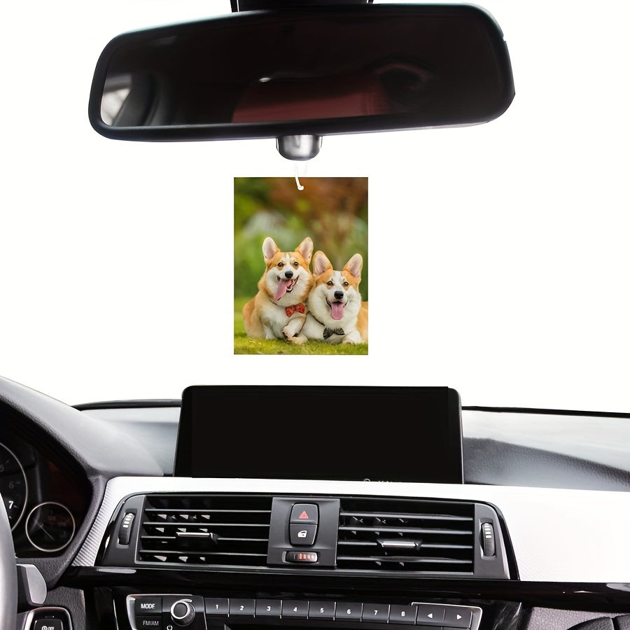 Double-Sided Blank Sublimation Air Freshener with Small Bags