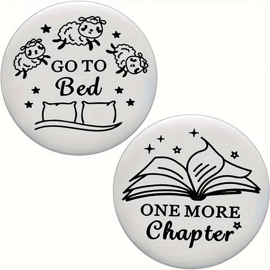 One More chapter or go to bed  - sheep flip coin
