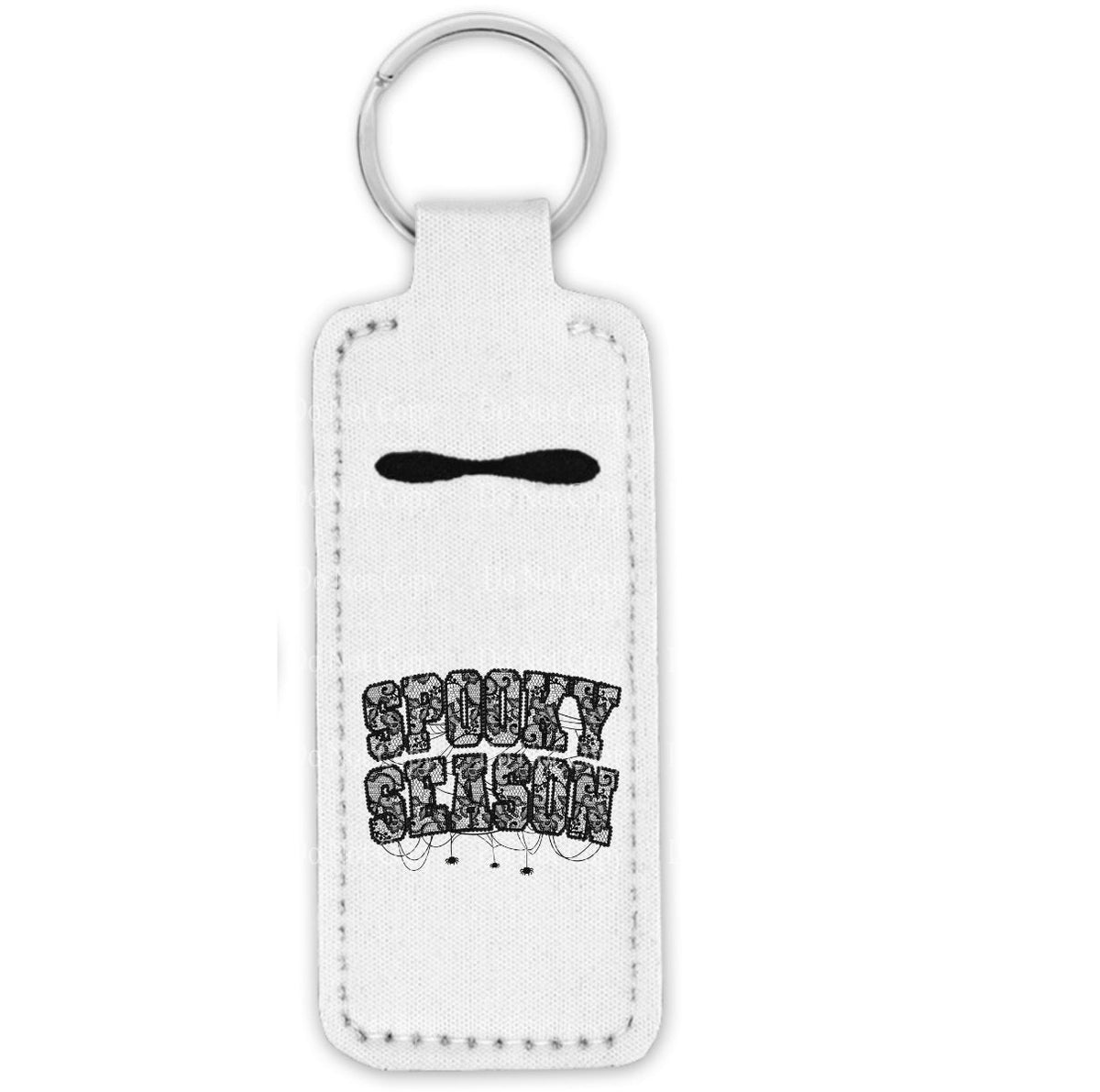Spooky Season Lace with Spiders Halloween Lip Balm Holder