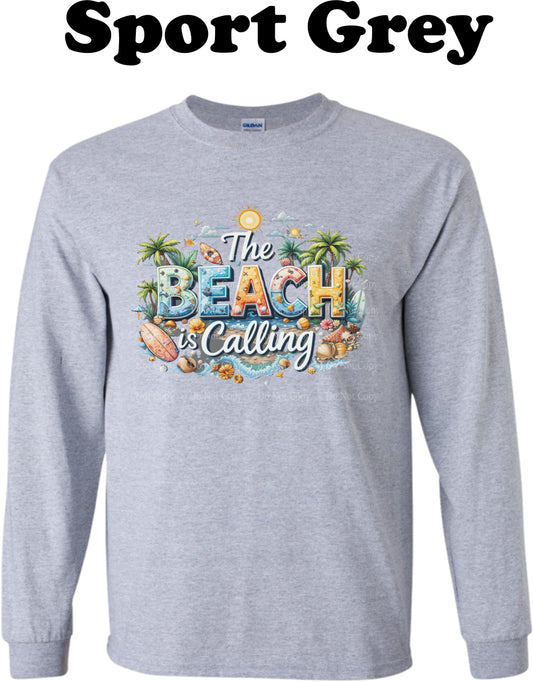 The Beach is Calling Long Sleeve